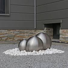 Bella casa garten brunnen springbrunnen zimmerbrunnen fontana lumaca edelstahl 10. Edelstahl Gartenspringbrunnen Springbrunnen Fur Den Garten Kugelbrunnen Mit Led Springbrunnen Garten Springbrunnen Brunnen Garten