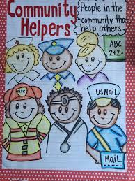 my community helpers anchor chart february community