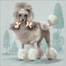 Poodle Counted Cross Stitch Kit