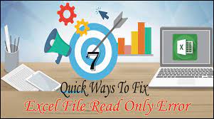 7 Quick Ways To Fix Excel File Read Only Error Excel Reading Email Programs