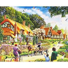 Usa daily crossword fans are in luck—there's a nearly inexhaustible supply of crossword puzzles online, and most of them are free. Toys Games Jigsaws Cottage Bank Jigsaw Puzzle 1000 Pieces New