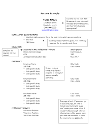 resume example