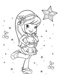 Print Coloring Image Momjunction Strawberry Shortcake Coloring Pages Cartoon Coloring Pages Strawberry Shortcake Cartoon