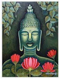 Bhdha 02 28acry On Paper 15x24in 29rs 8000 Bmp 1080 1424 Buddha Artwork Buddha Painting Painting