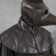 Plague Doctor Mantle / Shoulder Cape, Handmade Leather Product