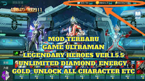 Tutorial Game Ultraman Legendary Heroes L Get Unlimited Diamond Energy Gold 1 Youtube