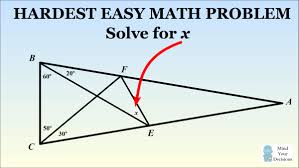 If you have some aptitude test practice! The Hardest Easy Geometry Problem Sunday Puzzle Mind Your Decisions