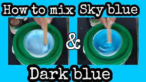 How To Mix Sky Blue Color You
