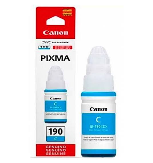 Tinta Canon 190 Original Cian