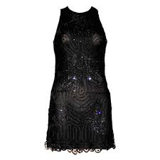 Rare Gianni Versace Couture Crochet Knit Crystal Tulle Mesh Little Black Dress Mesh Cocktail Dress Evening Dresses Vintage Vintage Clothes Women