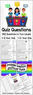 Quiz Questions For Kids Great In The Classroom To Play Quiz Bowl Or Trivia 560 Questions In Two Kids Quiz Questions This Or That Questions Fun Quiz Questions