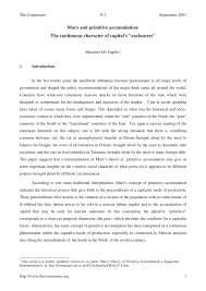 Pdf Marx And Primitive Accumulation The Continuous Character Of Capital S Enclosures