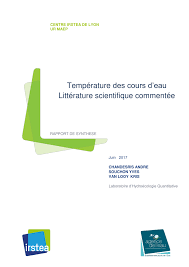 Nature & eau est un bureau d'études créé en 2018, spécialisé dans l'accompagnement des maîtres d'ouvrage, des maîtres d'œuvre et des constructeurs pour la réalisation de projets dans le domaine du traitement et du pompage d'eaux de toutes natures. Pdf Temperature Des Cours D Eau Litterature Scientifique Commentee