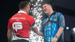 Up next, it's michael van gerwen v nathan aspinall. Gerwyn Price On Twitter My Match Worn Cardiff Premier League One Of A Kind Shirt Now Up For Auction Along With This Amazing Artwork Signed By Myself All Money Raised Goes Towards
