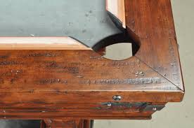 Distressed Brunswick Pool Table Corner Pocket Things To Come Billiard Pool Table Brunswick Pool Tables Pool Table
