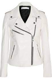 15 Leather Jackets Fashion Girls Will Be Wearing This Year White Leather Jacket Leather Jacket Style Leather Jackets Women