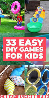33 Diy Backyard Games For Kids Looking For Fun Activities For Your Kids This Summer Check Birthday Games For Kids Backyard Games Kids Outdoor Games For Kids