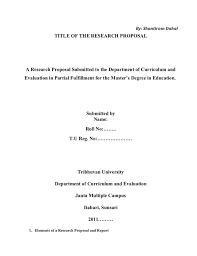 Academic assignments involving research work usually haunt students. Research Proposal Paper Examples Topics Guidelines On Writing A Research Proposal