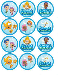Bubble Guppies Cupcake Toppers Party Circles Digital Files Print As Many As You Need Bubble Guppies Birthday Party Bubble Birthday Bubble Guppies Birthday