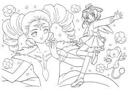 Coloring And Activity Sheets Cardcaptor Sakura Coloring Pages Starbabysworld Cartoon Coloring Pages Princess Coloring Pages Cute Coloring Pages