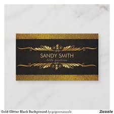 Black And Gold Business Cards Background Gold Glitter Black Background Business Card Zazzle Com In 2020 Black Backgrounds Black White Gold Gold Glitter