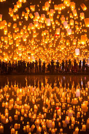 Never Go To Thailand Yi Peng Floating Lanterns Festival In Chiang Mai Romantic Honeymoon Destinations Festival Lights Sky Lanterns
