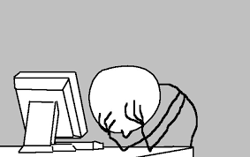 Head In Hands Computer Reaction Meme Generator