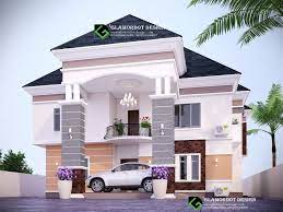 Traditional 4 Bedroom Duplex Design Nigeria Duplex Design Duplex House Design Residential Building Design