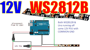 Ir controlled individually addressable rgb led strip. 12v Ws2812b 3 Wire Led Strip With Arduino Uno Youtube