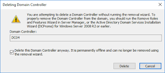Forced Removal Of A Domain Controller From Active Directory Dimitris Tonias