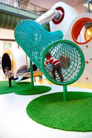 The Rounded Shapes Of Norteland Resemble Elements Of Landscape Small Mountains Houses Trees Lakes Playground Design Kids Play Area Kids Playground