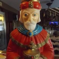 Empire Blow Mold Plastic of Wisemen Melchoir Red Robe Gown Manger Creche  Nativity Christmas Outside Decor