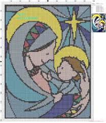 I really love playing around with images and bits of card, so i thought i would… i have designed another free cross stitch pattern for halloween, this cute little ghost frightening the spider. Mary And Jesus Cross Stitch Pattern Free Cross Stitch Patterns Simple Unique Alphabets Baby Cross Stitch Patterns Cross Stitch Xmas Cross Stitch