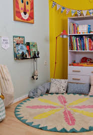 Minividuals Kinderteppich Federn Waschbar Baby Teppich Kinder Zimmer Teppich Kinderzimmer