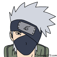 Kakashi Hatake Drawing Tutorial - How To Draw Kakashi Hatake Step By Step