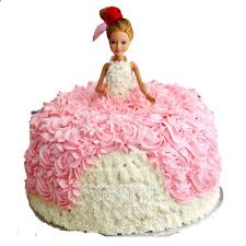 Princess dolls mini cakes | amazing themed cupcakes decorating. Princess Doll Cake Online Barbie Doll Princess Cake Delivery