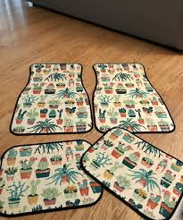 Cactus Car Mats Cute Car Accessories Cute Cars Car Mats