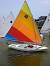 Wooden Small Sailboat