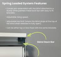 Sparrow Daylight Cordless Spring Loaded Roller Blind