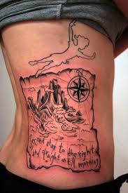 Love It Peter Pan Tattoo Disney Tattoos Map Tattoos