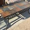 The dining table offers a bold update to your dining room. 1