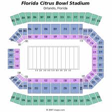 Citrus Bowl Seating Map Map 2018