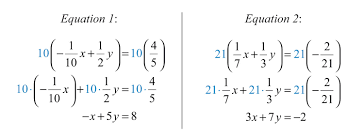 Knowing how to convert a fraction into an equivalent one is an essential math skill that's necessary for everything from basic algebra to. Solving Linear Systems By Elimination