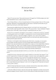 Titlul operei („aci sosi pe vremuri) face trimitere la ideea identificării trecutului cu prezentul. Doc Aci Sosi Pe Vremuri De Ion Pilat Florentin Grigore Academia Edu