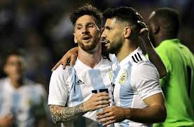 Arguably the greatest footballer to have ever played the game. Lionel Messi Sergio Aguero Argentina Mundo Albiceleste