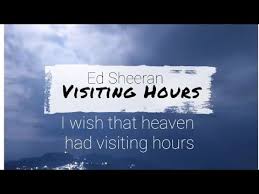 The singer said fans can. Ed Sheeran Visiting Hours Lyric Video Edsheeran Visitinghours Newsingle Youtube