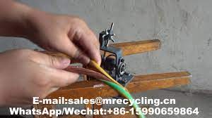 Manual Scrap Wire Stripping Tool Video Mp4 Wire Tools Scrap