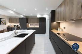 Walk in and notice the space with a vaulted ceiling in the front room that flows right into the dining area. Kitchen Case Study Natural Light Meets Linear Design Ideas For Living Uk