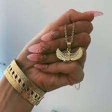 Egyptian Goddess Necklace Bohomoon Ancient Egyptian Jewelry Goddess Necklace Egyptian Jewelry Goddesses