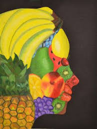 Giuseppe Arcimboldo Inspired Self Portraits High School Colored Pencil Lesson By Erin Crouch Studio On Itneed Art Classroom Teaching Art Colored Pencil Lessons